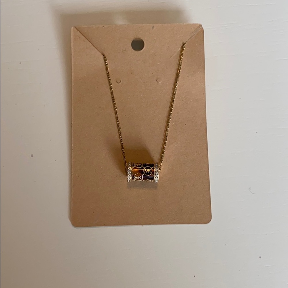 Michael Kors pavè necklace